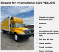 Sleeper for International basic size, yellow